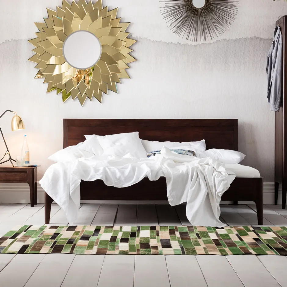 KARE Teppich Brick Grün 170x240cm