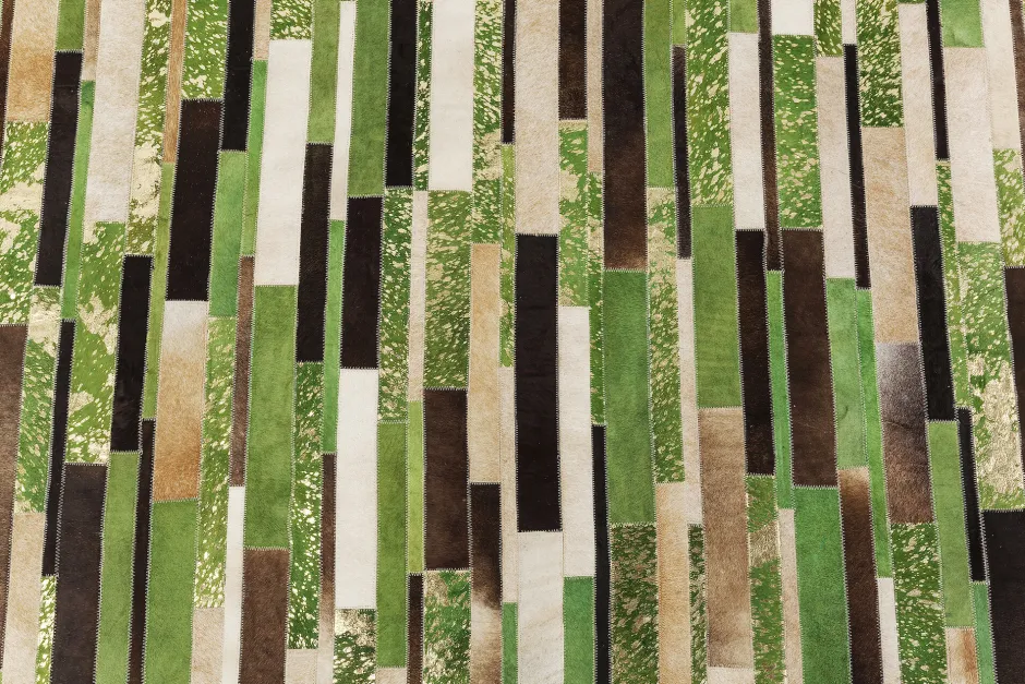 KARE Teppich Brick Grün 170x240cm