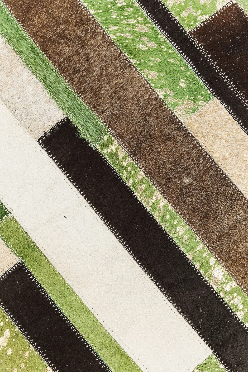 KARE Teppich Brick Grün 170x240cm