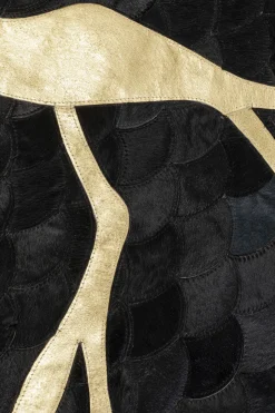 KARE Teppich Fulmine Schwarz 170x240cm