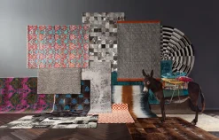 KARE Teppich Kelim Pop Grey 170x240cm