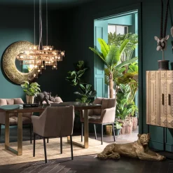 KARE Tisch Conley Brass 160x80