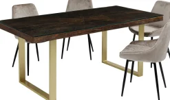 KARE Tisch Conley Brass 180x90cm