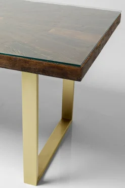 KARE Tisch Conley Brass 180x90cm