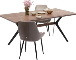 KARE Tisch Downtown Walnuss 180x90cm