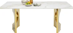 KARE Tisch Eternity Oho Gold Keramik 180x90cm