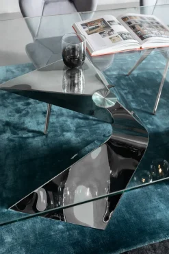 KARE Tisch Gloria Chrom 200x100cm