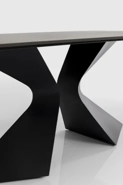 KARE Tisch Gloria Schwarz Keramik Schwarz 200x100cm