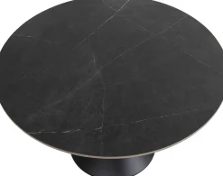 KARE Tisch Grande Possibilita Schwarz Ø120cm