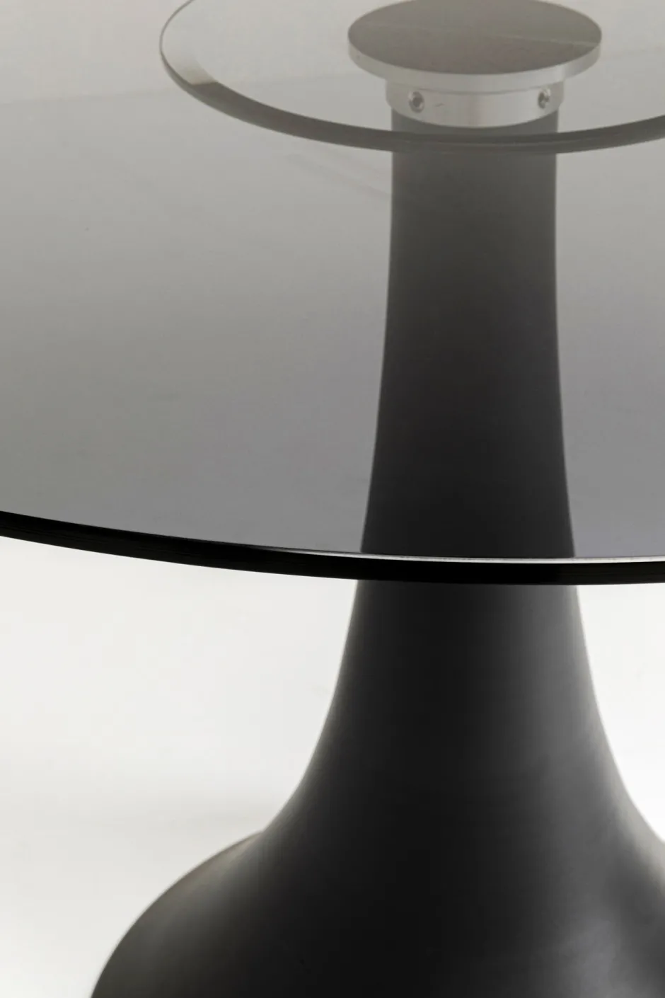 KARE Tisch Grande Possibilita Smoke Glas Ø110cm
