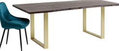 KARE Tisch Harmony Dunkel Brass 160x80