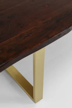 KARE Tisch Harmony Dunkel Brass 160x80