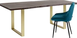 KARE Tisch Harmony Dunkel Brass 160x80