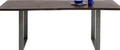 KARE Tisch Harmony Dunkel Rohstahl 160x80