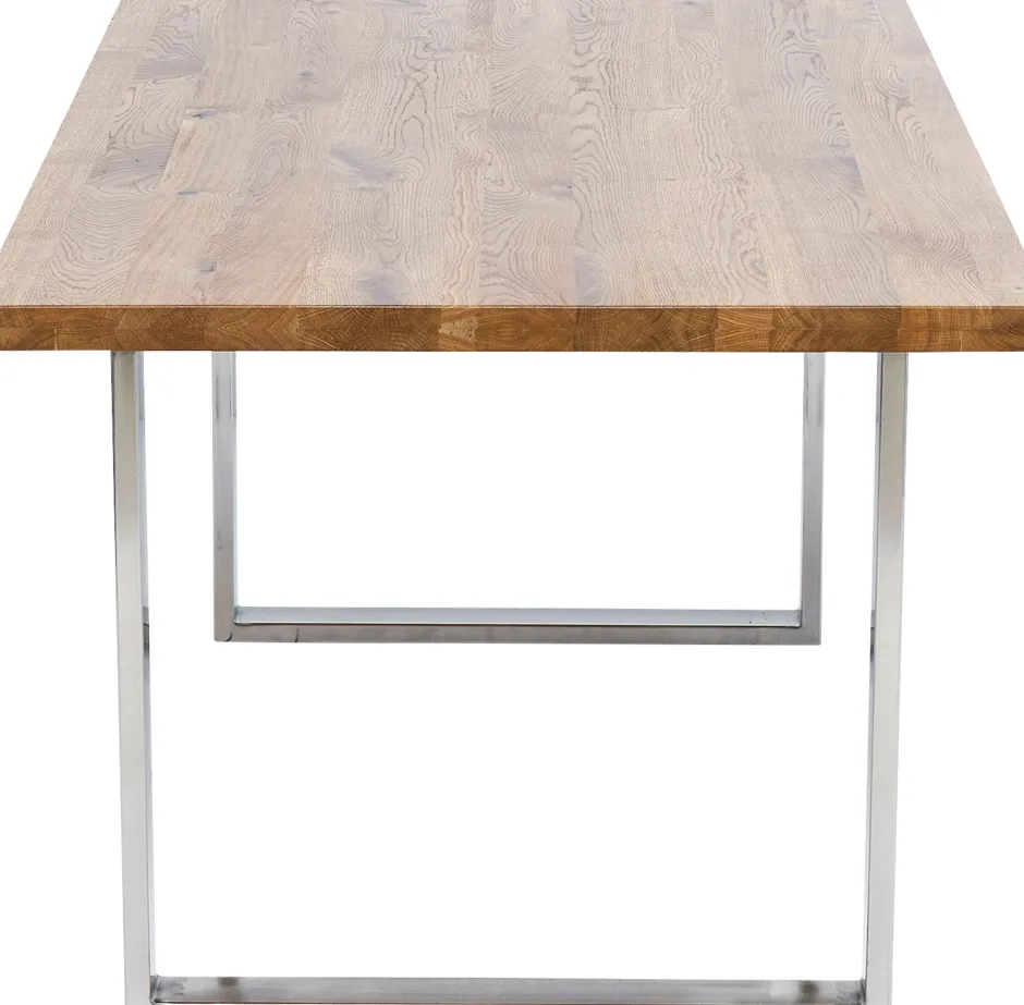 KARE Tisch Jackie Eiche Chrom 160x80