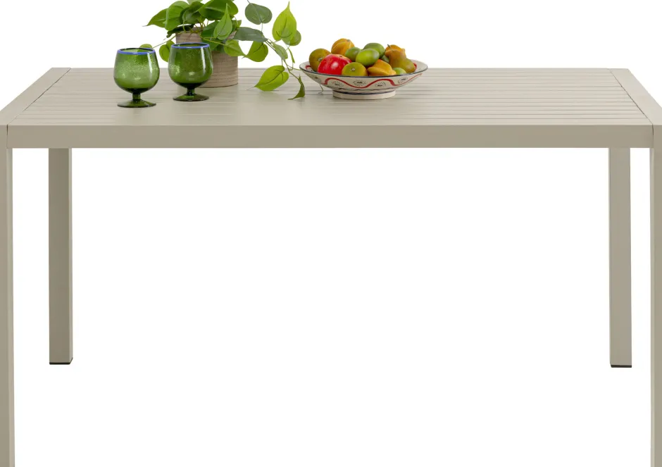 KARE Tisch Madagascar Grau 80x140cm