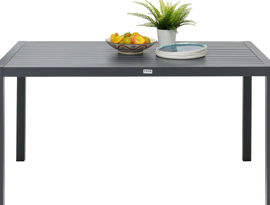 KARE Tisch Madagascar Schwarz 80x140cm