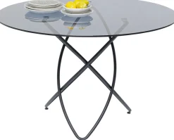 KARE Tisch Molekular Schwarz Ø120cm