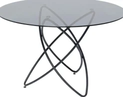 KARE Tisch Molekular Schwarz Ø120cm