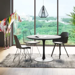 KARE Tisch Schickeria Schwarz Ø110