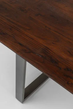 KARE Tisch Symphony Dunkel Rohstahl 160x80