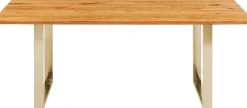 KARE Tisch Symphony Eiche Brass 180x90