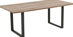 KARE Tisch Symphony Rohstahl 160x80