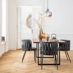 KARE Tisch Symphony Schwarz 200x100