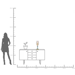 KARE Tischleuchte Allegra Gold 47cm