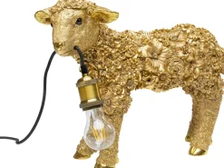 KARE Tischleuchte Animal Flower Sheep Gold 36cm