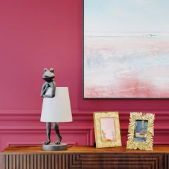 KARE Tischleuchte Animal Frog Grau