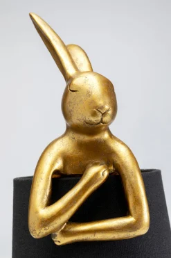 KARE Tischleuchte Animal Rabbit Gold/Schwarz 50cm