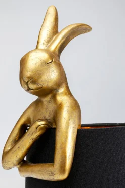 KARE Tischleuchte Animal Rabbit Gold/Schwarz 50cm