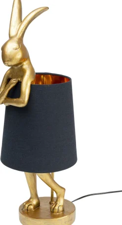 KARE Tischleuchte Animal Rabbit Gold/Schwarz 68cm