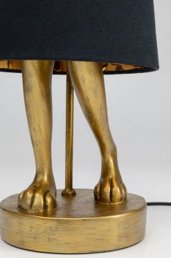 KARE Tischleuchte Animal Rabbit Gold/Schwarz 68cm