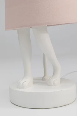 KARE Tischleuchte Animal Rabbit Weiß/Rosa 50cm