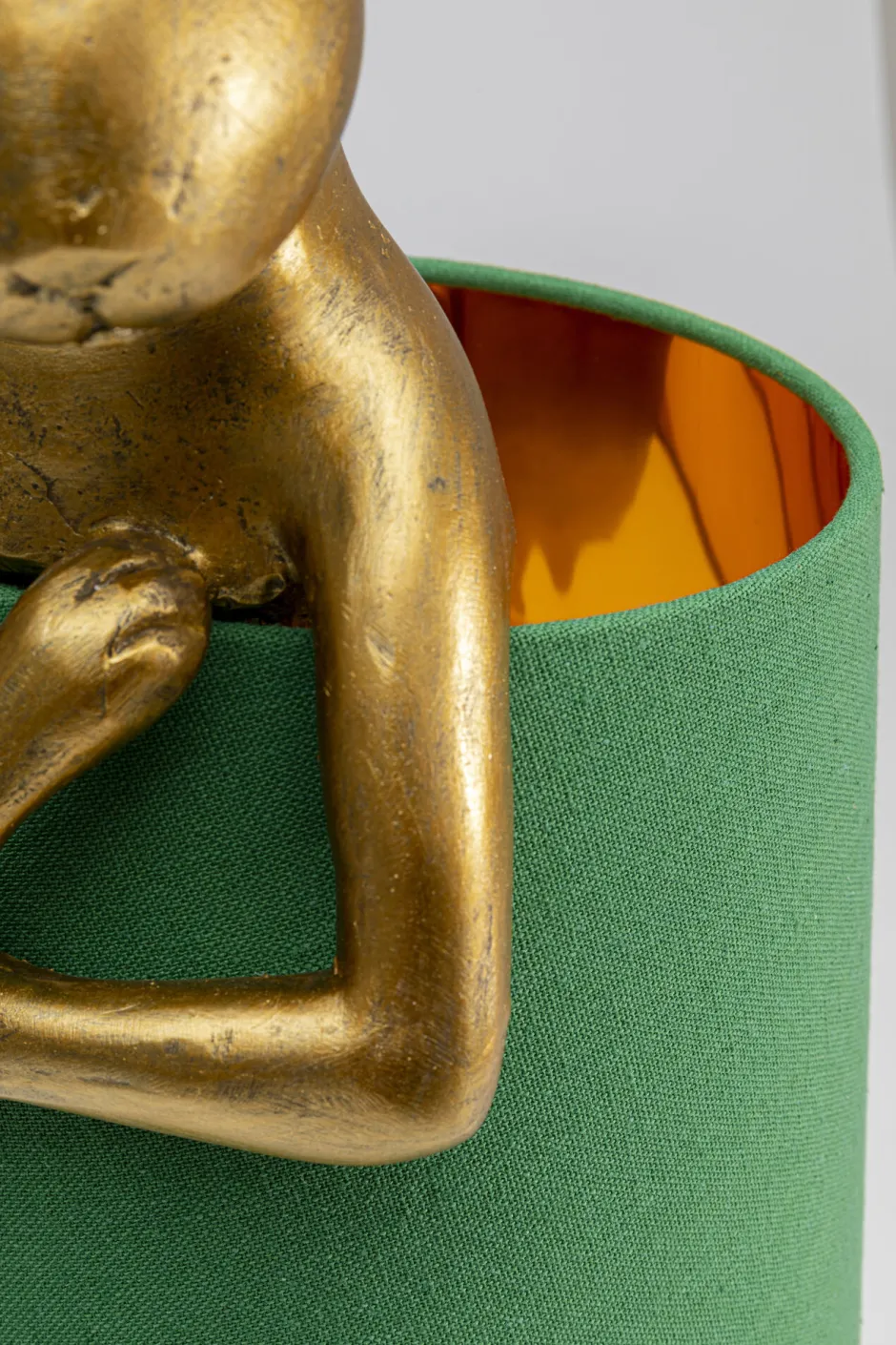 KARE Tischleuchte Animal Rabbit Gold/Grün 68cm