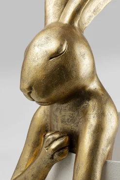 KARE Tischleuchte Animal Rabbit Gold/Weiß 88cm