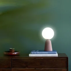 KARE Tischleuchte Bollie Rot 33cm