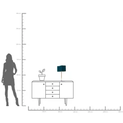 KARE Tischleuchte Cloudy Oval Midnight 49cm