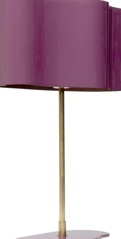 KARE Tischleuchte Cloudy Oval Pflaume 49cm