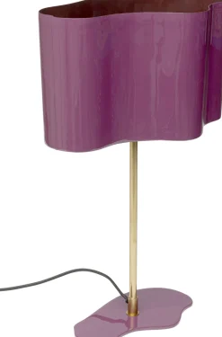 KARE Tischleuchte Cloudy Oval Pflaume 49cm