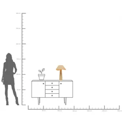 KARE Tischleuchte Cloudy Rund Ecru 49cm