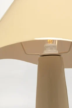 KARE Tischleuchte Cloudy Rund Ecru 49cm