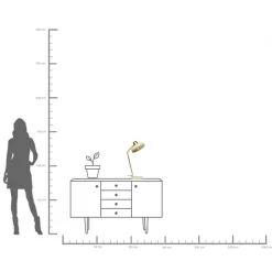 KARE Tischleuchte Demi Hellgrün 56cm