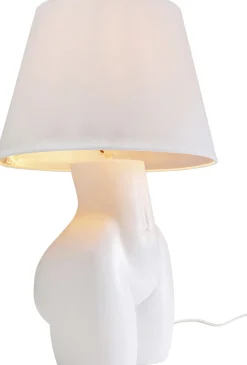 KARE Tischleuchte Donna Weiß 48cm