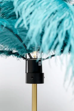 KARE Tischleuchte Feather Palm Grün 60cm