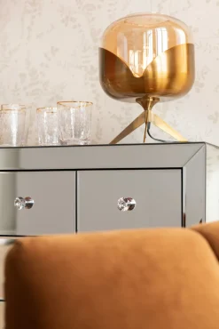 KARE Tischleuchte Golden Goblet Ball