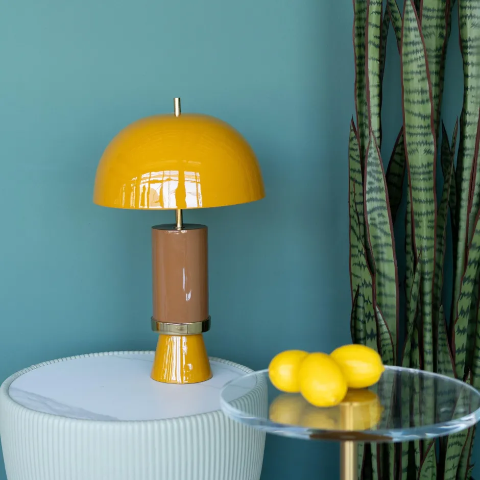 KARE Tischleuchte Josy Gelb 51cm