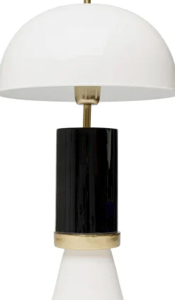 KARE Tischleuchte Josy Weiß Schwarz 51cm